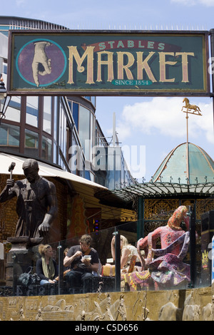 Marché de Camden Town London England UK Banque D'Images