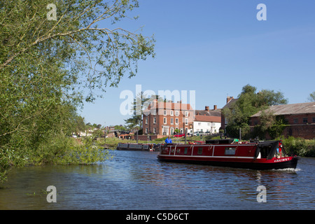 Lumière du matin à Stourport-on-Severn, Worcestershire, Mai, 2011 Banque D'Images