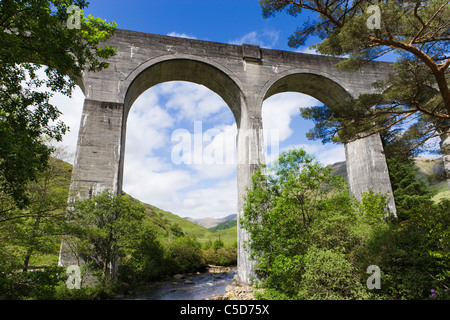 Viaduc de Glenfinnan, Highland, Scotland, UK. Banque D'Images