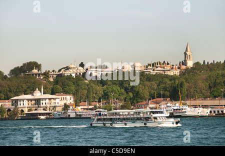 Istanbul TURQUIE Turkish Bosphorus Palace Topkapi Banque D'Images