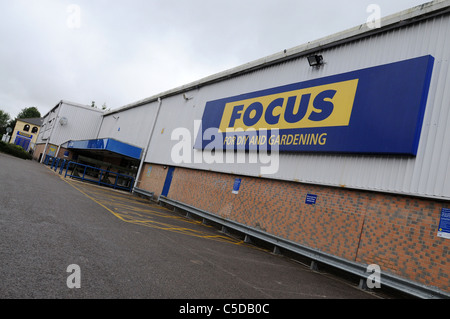 FOCUS magasin de bricolage, Dorchester, Dorset Banque D'Images