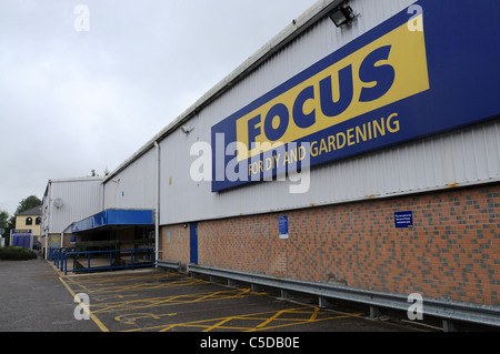 Focus magasin de bricolage, Dorset Dorchester Banque D'Images