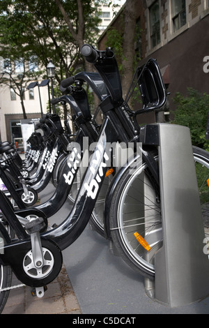 Système de vélo partagé public bixi toronto ontario canada Banque D'Images