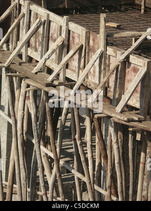 La construction du bâtiment en cours Banque D'Images