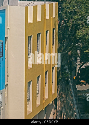 Près d'un bâtiment nouvellement construit Banque D'Images