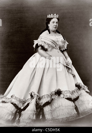 Maria Christina des Deux-Siciles. María Cristina de Borbón, armoiries de la princesa de las dos. Reine consort d'Espagne. Banque D'Images