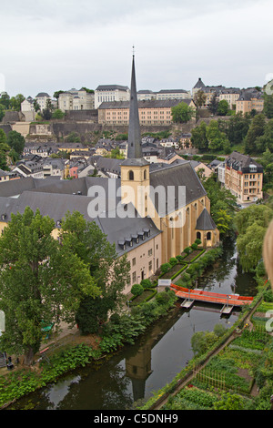 Église St Jean Baptiste au Luxembourg Banque D'Images