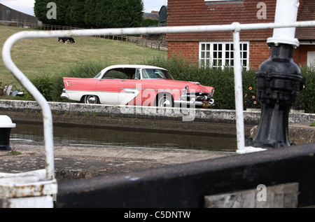 1953 Plymouth belvedere voiture américaine Banque D'Images