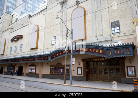 Théâtre canon, rue Yonge Toronto (Ontario) Canada Banque D'Images