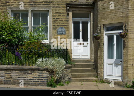 Maison à Thornton, près de Bradford, West Yorkshire, Royaume-Uni, berceau de la famille Brontë sisters Banque D'Images