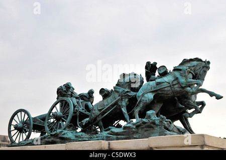 Washington DC - La colline du Capitole : Général Ulysses S. Grant Memorial - Cavalry Group Banque D'Images