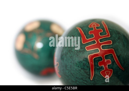 Boules de santé chinoises Banque D'Images