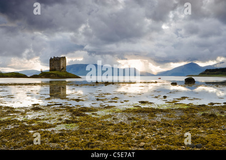 Château de Stalker, Argyll, Scotland, UK Banque D'Images