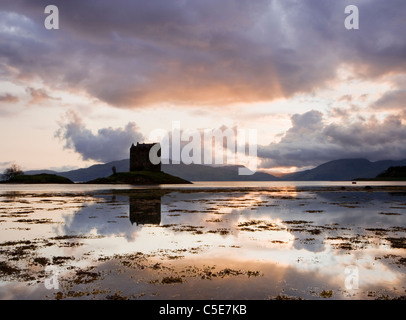 Château de Stalker, Argyll, Scotland, UK Banque D'Images