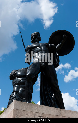 Statue d'Achille dans Hyde Park, Londres, UK Banque D'Images