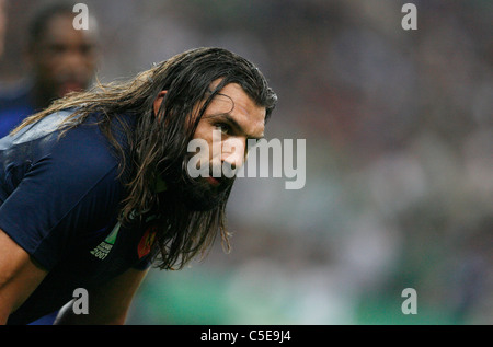 Sébastien Chabal Coupe du Monde de Rugby 2007 France / Irlande Stade de France Saint Denis/ France 21.09.07 Banque D'Images