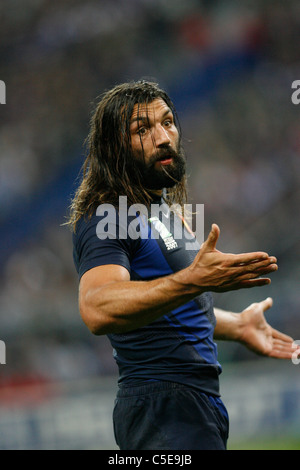 Sébastien Chabal Coupe du Monde de Rugby 2007 France / Irlande Stade de France Saint Denis/ France 21.09.07 Banque D'Images