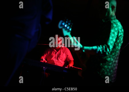 Birmingham Blues Ami avec Steve Grand Homme Clayton. Marlborough Jazz Festival 2011 Banque D'Images