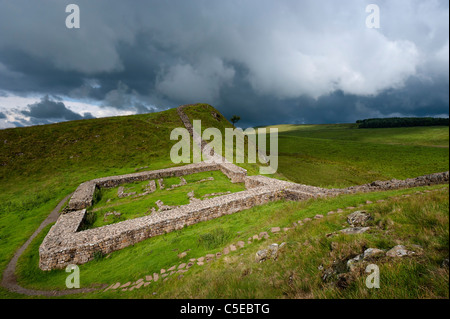 39 Milecastle sur mur d'Hadrien Banque D'Images