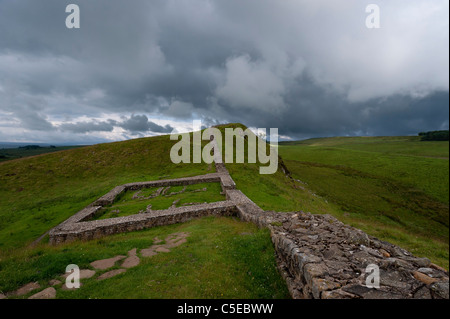 39 Milecastle sur mur d'Hadrien Banque D'Images