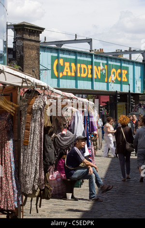 Marché de Camden Town London England UK Banque D'Images