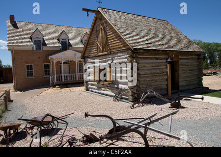 Parc d'état de Frontier Homestead, Cedar City, UT Banque D'Images