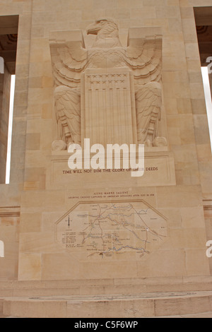 Chateau Thierry Monument américain France Banque D'Images