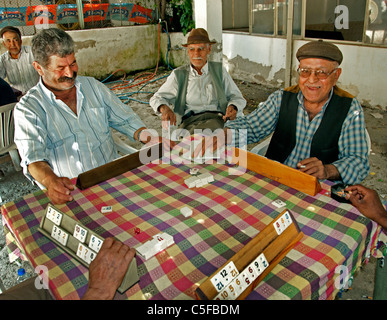 Silifke Turquie du Sud café thé turc house Banque D'Images