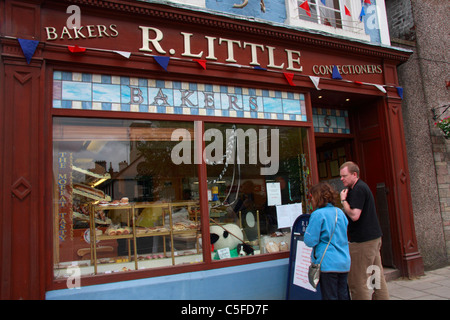 Les boulangers shop à Moffat, Dumfries et Galloway, en Écosse. Banque D'Images