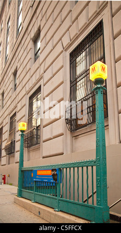 New York Transit Museum entrée privée Banque D'Images