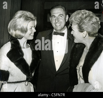 DORIS DAY avec mari Marty Melcher et Eve Arden 1962 environ Banque D'Images