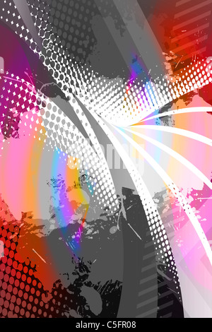 Une texture de fond éclaboussure peinture abstraite avec beaucoup d'espace de copie. Banque D'Images