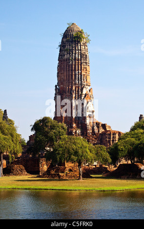 Wat Ratchaburana, Ayuthaya, Thaïlande Banque D'Images