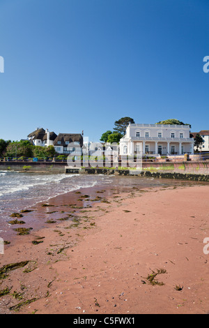 Paignton Sands et North Quay, Paignton, Devon, Angleterre, Royaume-Uni Banque D'Images