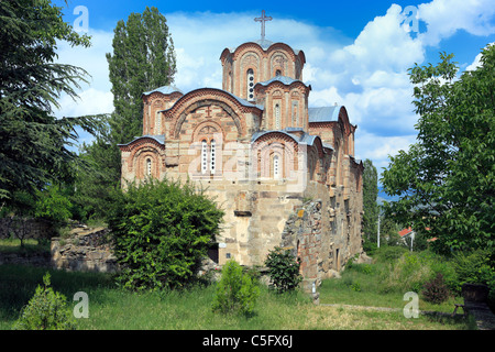 L'église Saint Georges, Staro Nagorichane près de Skopje, Macédoine Banque D'Images