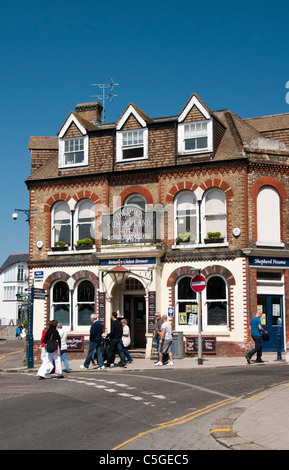 Auberge traditionnelle et pub "Le duc de Cumberland", Whitstable, Kent, UK Banque D'Images