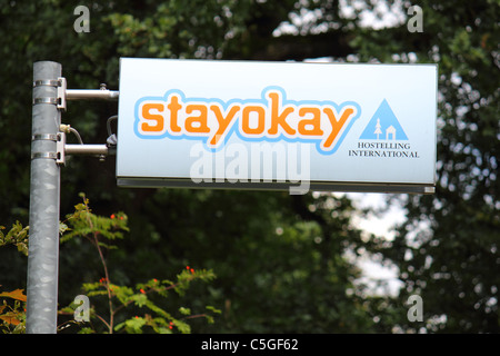 Stayokay signe Hostelling international Banque D'Images