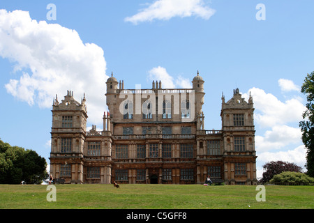 Wollaton hall. Manoir élisabéthain de grade 1 énumérés à Nottingham. 500 acres de terrain. conçu par Robert Smythson et construit par Sir Banque D'Images