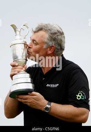 DARREN CLARKE RESPONSABLE OPEN 2011.ROYAL ST GEORGE'S SANDWICH KENT ENGLAND 17 Juillet 2011 Banque D'Images