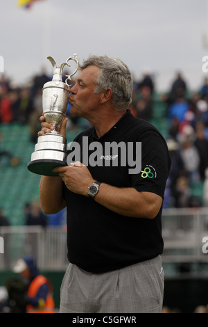 DARREN CLARKE RESPONSABLE OPEN 2011.ROYAL ST GEORGE'S SANDWICH KENT ENGLAND 17 Juillet 2011 Banque D'Images