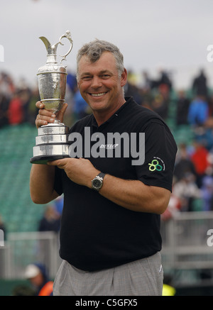 DARREN CLARKE RESPONSABLE OPEN 2011.ROYAL ST GEORGE'S SANDWICH KENT ENGLAND 17 Juillet 2011 Banque D'Images