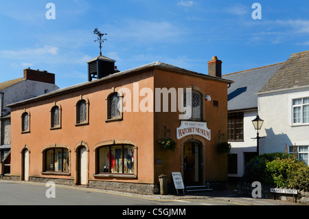 Le Market House Watchet Museum à la ville portuaire de Watchet, Somerset, Angleterre. Banque D'Images