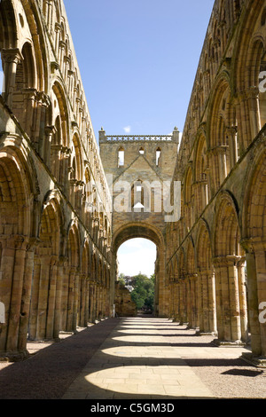 L'intérieur de l'abbaye de Jedburgh Banque D'Images