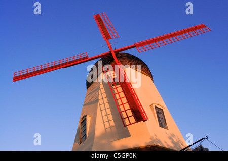 Moulin à vent hollandais à Solvang en Californie Banque D'Images