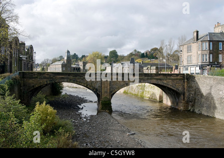 Falfield - Pont sur la rivière Teviot Banque D'Images