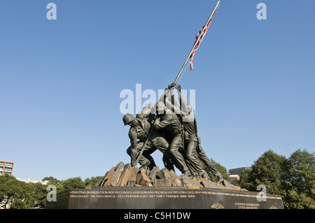 Iwo Jima Memorial dédié à l'US Marines Banque D'Images