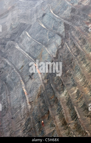 La mine de Bingham Canyon, ou Kennecott Copper Mine, à Salt Lake City, Utah, est le 2ème plus grand producteur de cuivre aux ETATS UNIS. Banque D'Images