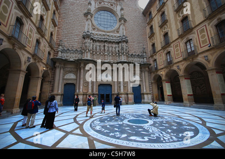 Monastère de Montserrat près de Barcelone, Espagne Banque D'Images