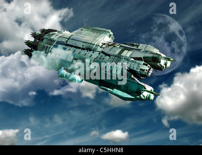 Alien Invasion, artwork Banque D'Images