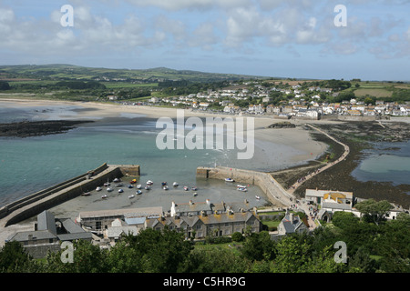 St Michael's Mount près de Cornwall Marazion Kernow England UK Banque D'Images